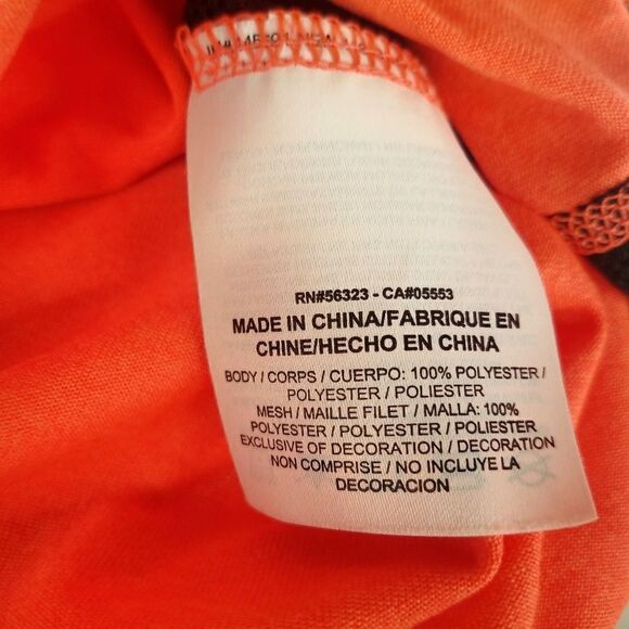 Nike》 Dri-Fit Neon Orange Long Sleeve Tee NWOT - Picture 9 of 11